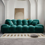 Load image into Gallery viewer, Modern Tufted Velvet Sofa Bed Convertible Sleeper Couch
