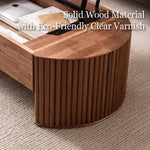 Load image into Gallery viewer, 46.8'' Oval Lift Top Coffee Table Medium Size Wooden Finish Hidden Storage Elegant Design
