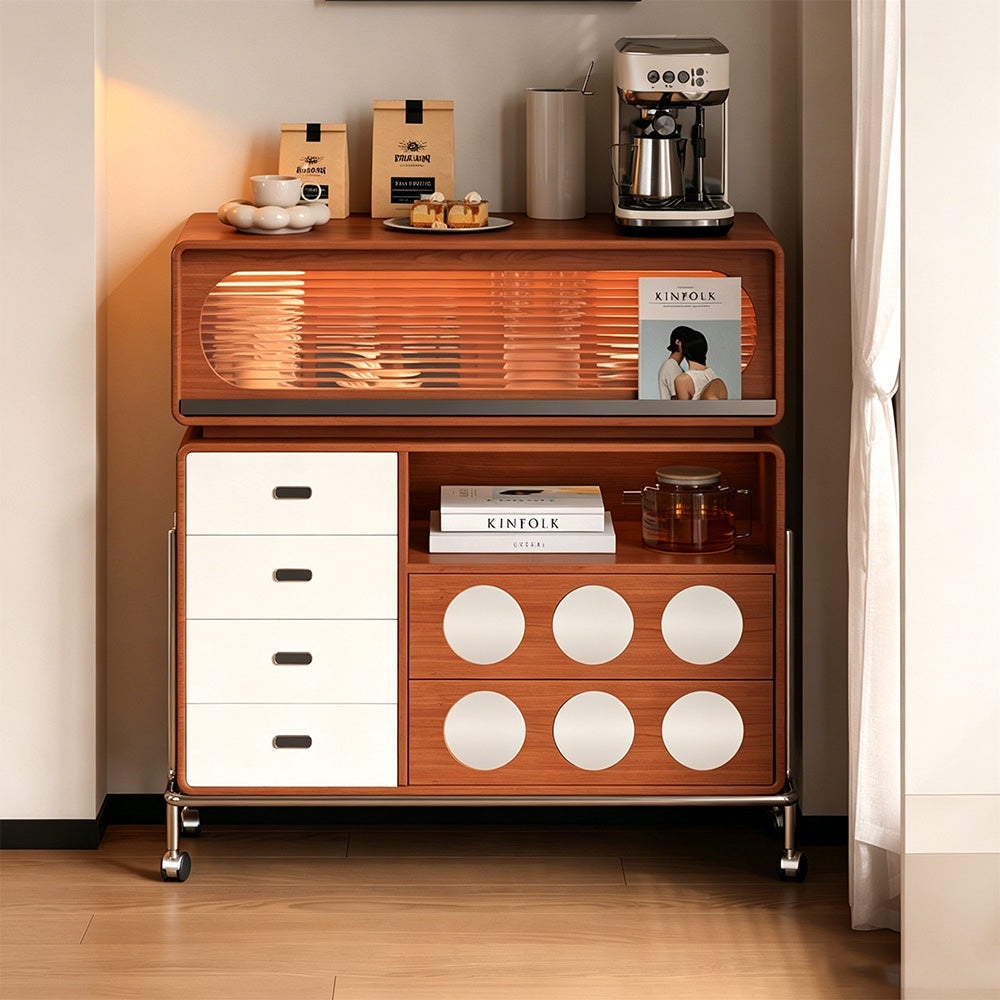 Versatile Rolling Kitchen Organizer Cart with Wheels
