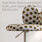 Load image into Gallery viewer, Modern Upholstered Adjustable Bar Stool with Petal Back 1 Piece
