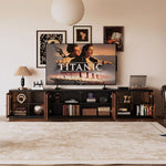 Load image into Gallery viewer, Modular Wooden TV Stand Set Optional Combination Media Console with Storage Cabinets
