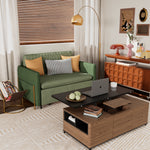 Load image into Gallery viewer, Living space decorated with convertible sofa bed
