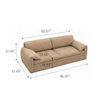 Load image into Gallery viewer, Modern Upholstered Convertible Sofa Bed for Living Room and Guest Use
