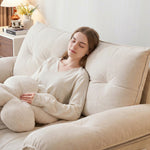 Load image into Gallery viewer, Modern Convertible Sofa Bed Tufted Fabric Sleeper Sofa Space Saving Pull Out Couch  Description
