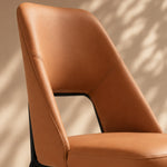 Load image into Gallery viewer, Ergonomic Hollow Back Microfiber Minimalist Kitchen Dining Side Chair 1 Piece
