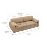 Load image into Gallery viewer, Modern Upholstered Convertible Sofa Bed for Living Room and Guest Use
