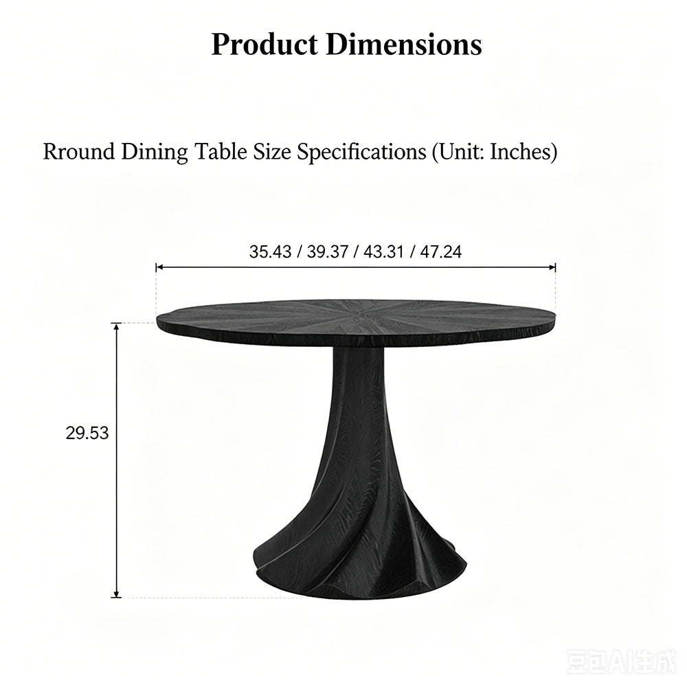 Contemporary Modern White Ash Solid Wood Surface Dinning Table