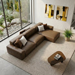 Load image into Gallery viewer, Modern Modular Top-Grain Leather Sectional Sofa

