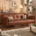 Load image into Gallery viewer, Modern Folding Sofa Bed with Tufted Upholstery and Convertible Sleeper Design
