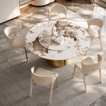 Load image into Gallery viewer, Modern Upholstered Dining Chair Set of 2 with Gold Metal Legs and Channel-Tufted Backrest
