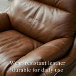 Load image into Gallery viewer, Modern Oversized Faux Leather Lounge Chair Deep Seat Lazy Sofa Accent Chair
