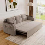 Load image into Gallery viewer, 83'' Modern Convertible Sofa Bed with Storage Contemporary Upholstered Sleeper Sofa
