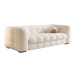 Load image into Gallery viewer, 83.8" Elegant Convertible Sofa Bed Chic Design with 3.9" Thick Mattress Space-saving Sleeper Sofa
