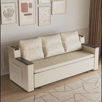 Load and play video in Gallery viewer, 83'' 3-Seater Pull-Out Sleeper Sofa with Storage &amp; USB Port
